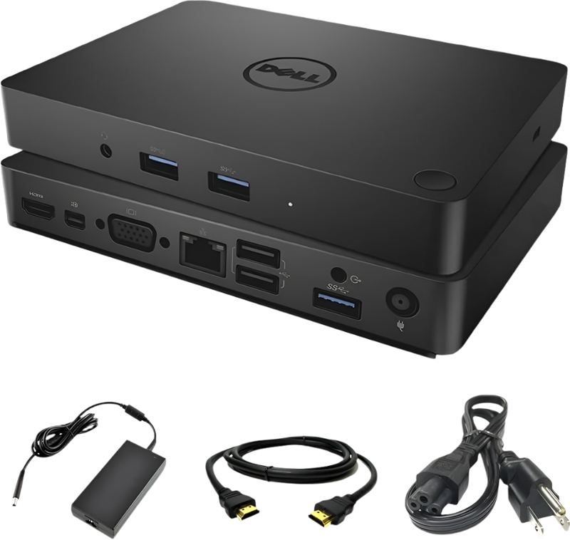 Dell WD15 USB-C 1080p 2k 4k Charge-Through HDMI VGA mDP