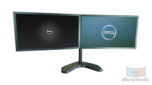 Dell 23 Inch E23140hc Dual Monitor w/ Heavy Duty Stand 16:9 VGA DVI