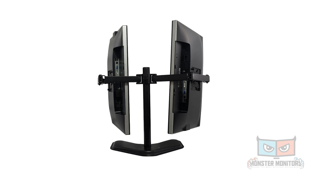 DELL U2412mb 24" LED IPS Dual Monitors Professional Matching w/ Heavy Duty Stand - Grade A