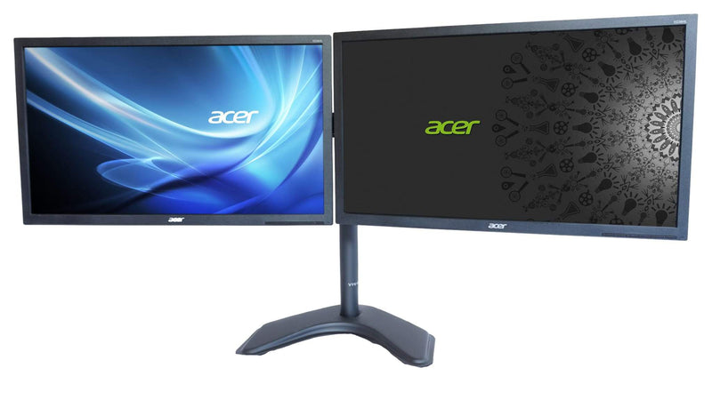 Acer 22 Inch V226HQL Bbd Dual Monitor Gaming w/ Heavy Duty Stand VGA DVI - Monster Monitors