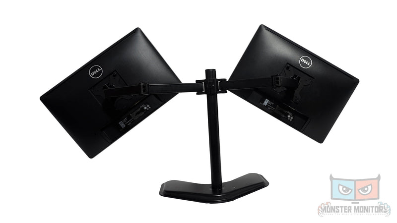 DELL 20in P2016H Dual LED IPS Monitor on Desk Stand 16:9 VGA DP - White Spots - Monster Monitors