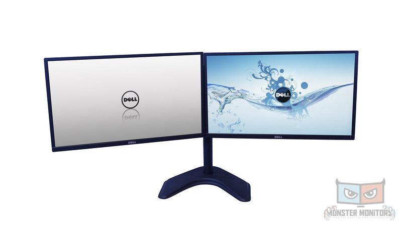 DELL 23 Inch P2317h LED IPS Gaming Matching Dual Monitors w/ Heavy Duty Stand - Monster Monitors