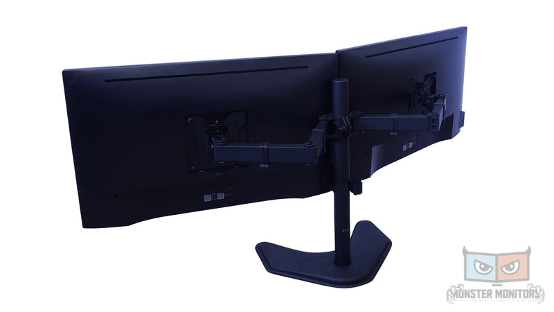 DELL 23 Inch P2317h LED IPS Gaming Matching Dual Monitors w/ Heavy Duty Stand - Monster Monitors