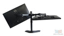 DELL 24" U2415 LED Matching Dual Monitors on Desk Stand Full HD Monitor - Grade A - Monster Monitors