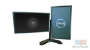 Dell P2210f 22 in Matching LCD Dual Monitors w/Heavy Duty Stand Full HD Monitor - VGA DVI DP - Monster Monitors