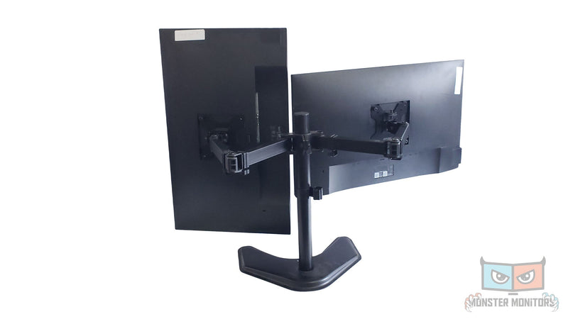 DELL P2219h 22in HD LED Dual Monitors w/ Heavy Duty Stand VGA DP HDMI - Grade A - Monster Monitors