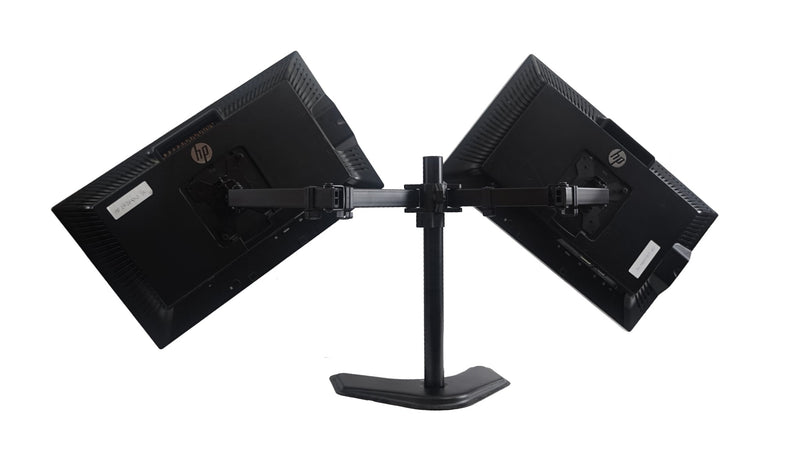 Dual HP ZR2240 22" Matching LCD Monitors w/ Heavy Duty Stand - VGA DVI HDMI DP - Monster Monitors