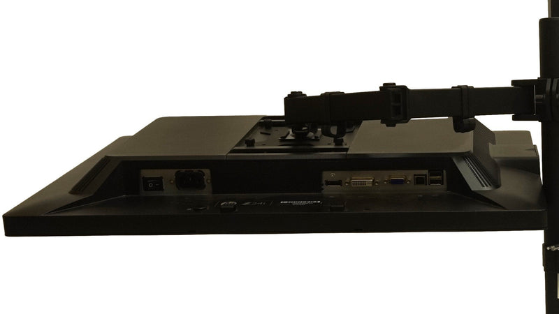 HP 20" E201 EliteDisplay LED Backlit Professional Matching Dual Monitors w/ Heavy Duty Stand VGA DVI DP - Monster Monitors