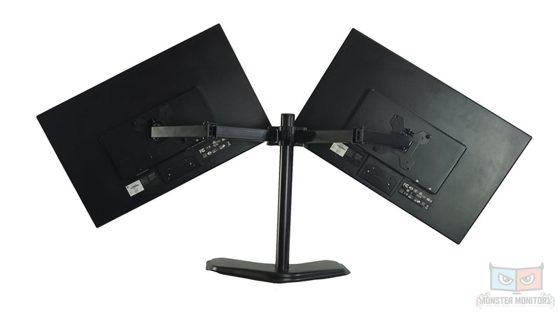 HP 24in V241-LED Matching Dual Monitors w/Heavy Duty Stand Full HD Monitor - Grade A - Monster Monitors