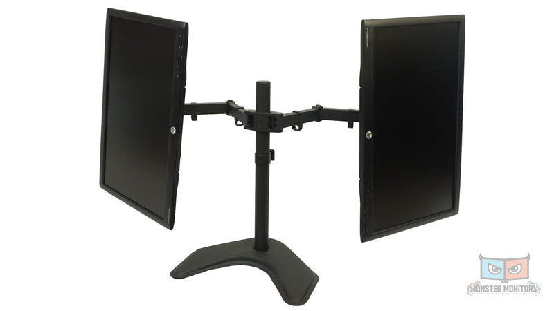 HP Advantage 23in LA2306x LED Dual Monitors w/ Dual Desk Stand - Pressure - Monster Monitors