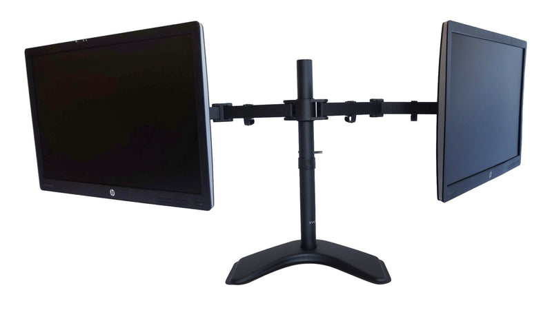 HP E232 23" LED IPS Professional Matching Dual Monitors w/ Heavy Duty Stand HDMI DP VGA - Grade A - Monster Monitors