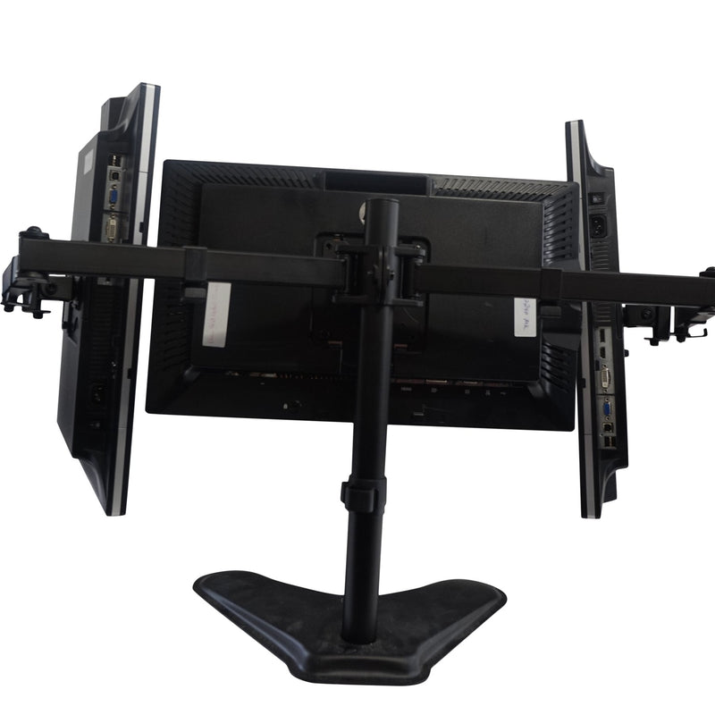 HP ZR2240 22" Matching TRIPLE Monitors w/ Heavy Duty Stand - VGA DVI HDMI DP - Monster Monitors