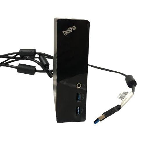 Lenovo ThinkPad USB 3.0 Docking Station (0A33970) (Connect 2 Monitors Bundle Kit for Desktop/Laptop/Macs) - Monster Monitors