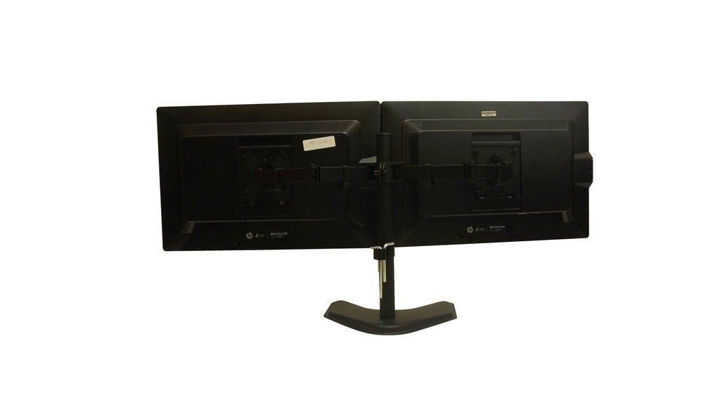 Matching HP Z22i 22" Dual Monitors w/Heavy Duty Stand - VGA DVI DP - Monster Monitors