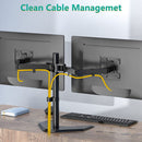 Matching HP Z22i 22" Dual Monitors w/Heavy Duty Stand - VGA DVI DP - Monster Monitors