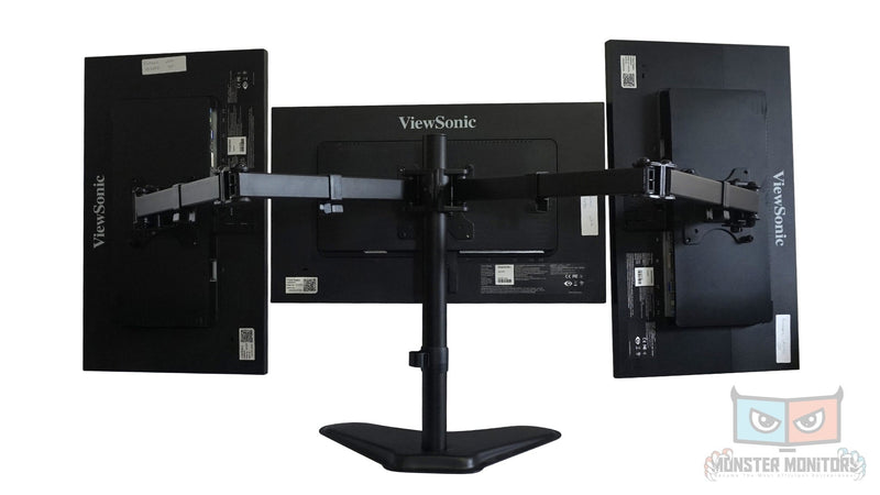 VIEWSONIC 24" VG2439s-mh-LED Triple LED Screen Monitor w/ Heavy Duty - A - Monster Monitors