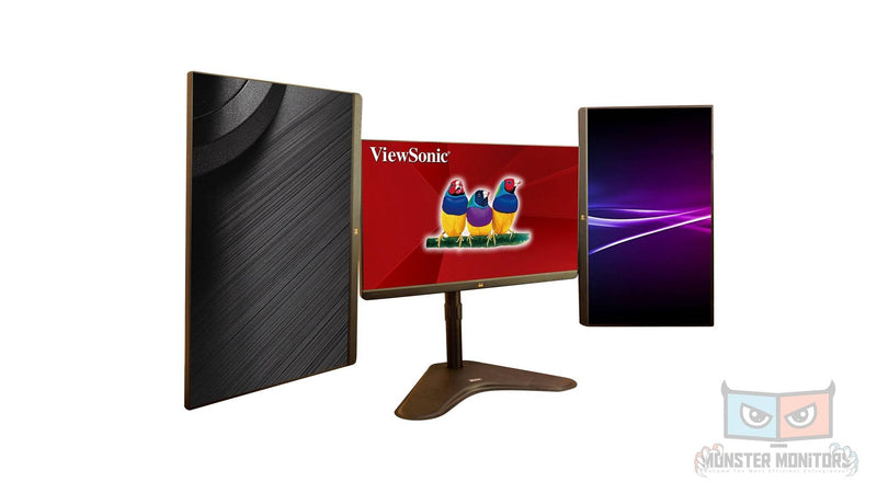 Viewsonic TD2230 22Inch Bezel Free, Glossy, Multi-Touch Heavy Duty Stand Wide 16:9 VGA HDMI DP IPS - Monster Monitors